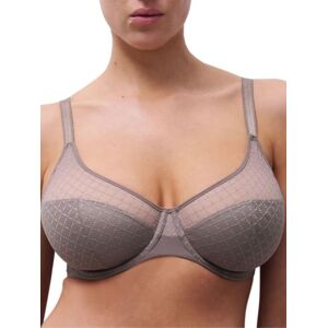 Chantelle Women's Norah Chic Covering Moulded Bra in Grey Size: 32E Grey 32E Chantelle Women's Norah Chic Covering Moulded Bra in Grey Size: 32E Grey 32E