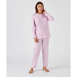 Damart Women's Cosy Pull-On Cotton Pyjamas For Comfortable Sleepwear in Pale Lilac Size: 2XL Pale Lilac 2XL Damart Women's Cosy Pull-On Cotton Pyjamas For Comfortable Sleepwear in Pale Lilac Size: 2XL Pale Lilac 2XL