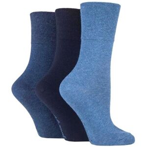 SOCKSHOP Gentle Grip 3 Pair Plain Cotton Socks in Navy Size: 12.5-3 Navy 12.5-3 SOCKSHOP Gentle Grip 3 Pair Plain Cotton Socks in Navy Size: 12.5-3 Navy 12.5-3