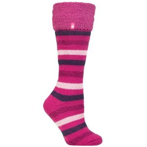 SOCKSHOP Heat Holders Women's 1 Pair 2.3 TOG Hellebore Cosy Cuff Wellington Boot Socks in Fuchsia Size: 4-8 Fuchsia 4-8 SOCKSHOP Heat Holders Women's 1 Pair 2.3 TOG Hellebore Cosy Cuff Wellington Boot Socks in Fuchsia Size: 4-8 Fuchsia 4-8