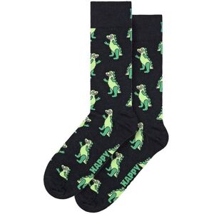 Happy Socks Women's Dinosaur Design Cotton Blend Socks & Women in Black Size: 4-7 Black 4-7 Happy Socks Women's Dinosaur Design Cotton Blend Socks & Women in Black Size: 4-7 Black 4-7