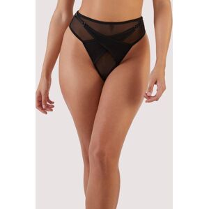 Playful Promises Women's Eddie Crossover Wrap High Waist Knicker in Black Size: 24 Black 24 Playful Promises Women's Eddie Crossover Wrap High Waist Knicker in Black Size: 24 Black 24