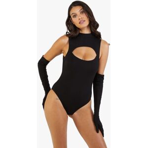 Playful Promises Women's Jessenia High-Necked Body With Gloves in Black Size: 22 Black 22 Playful Promises Women's Jessenia High-Necked Body With Gloves in Black Size: 22 Black 22