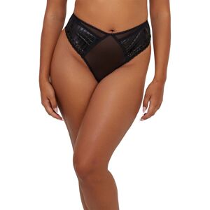 Playful Promises Women's Jacinda Embroidered 'Thong' in Black Size: 8 Black 8 Playful Promises Women's Jacinda Embroidered 'Thong' in Black Size: 8 Black 8
