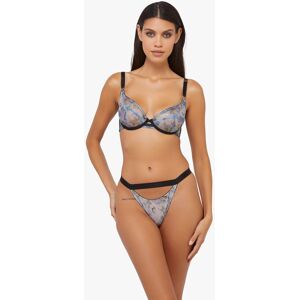 Playful Promises Women's Talia Renaissance Printed Mesh Thong Size: 12 Multicolor 12 Playful Promises Women's Talia Renaissance Printed Mesh Thong Size: 12 Multicolor 12