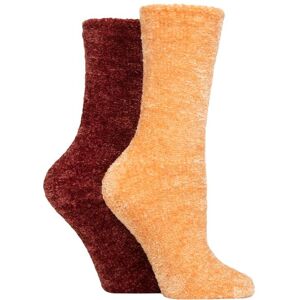 SOCKSHOP Women's 2 Pair Chenille Boot Socks in Brown Size: 4-8 Brown 4-8 SOCKSHOP Women's 2 Pair Chenille Boot Socks in Brown Size: 4-8 Brown 4-8