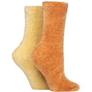 SOCKSHOP Women's 2 Pair Chenille Boot Socks in Pale Orange Size: 4-8 Pale Orange 4-8 SOCKSHOP Women's 2 Pair Chenille Boot Socks in Pale Orange Size: 4-8 Pale Orange 4-8