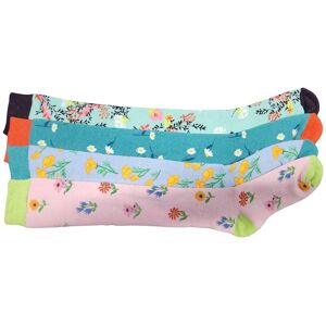 Britwear Set of 4 Women's Wellington Welly Thermal Knee High Socks with Floral Design Size: 4-7 Multicolor 4-7 Britwear Set of 4 Women's Wellington Welly Thermal Knee High Socks with Floral Design Size: 4-7 Multicolor 4-7