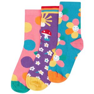 Frugi Women's Rock My Socks 3 Pack Size: 13-2 Multicolor 13-2 Frugi Women's Rock My Socks 3 Pack Size: 13-2 Multicolor 13-2