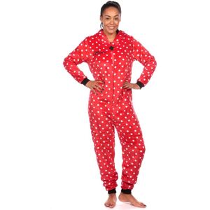 Disney Women's Minnie Mouse Onesie in Red Size: Small Red S Disney Women's Minnie Mouse Onesie in Red Size: Small Red S