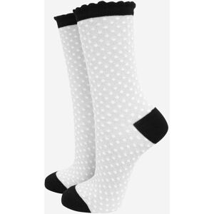 Sock Talk Women's Small Polka Dots Glitter Ankle Socks in Light Grey Size: 3-7 Light Grey 3-7 Sock Talk Women's Small Polka Dots Glitter Ankle Socks in Light Grey Size: 3-7 Light Grey 3-7
