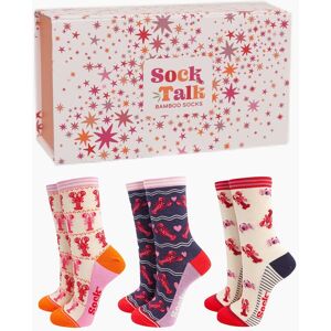 Sock Talk Women's Bamboo Socks Gift Box - Lobsters Size: 3-7 Multicolor 3-7 Sock Talk Women's Bamboo Socks Gift Box - Lobsters Size: 3-7 Multicolor 3-7