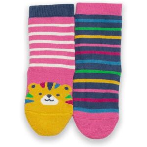 Kite Women's Tiger Face Organic Cotton Grippy Socks Blush Size: 6-8 Multicolor 6-8 Kite Women's Tiger Face Organic Cotton Grippy Socks Blush Size: 6-8 Multicolor 6-8