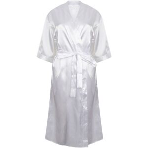 Towel City Women's Satin Robe in White Size: 16-18 White 16-18 Towel City Women's Satin Robe in White Size: 16-18 White 16-18