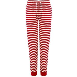 SF Women's Stripe Lounge Pants in Red Size: XL Red XL SF Women's Stripe Lounge Pants in Red Size: XL Red XL
