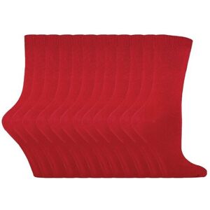 Sock Snob Women's 12 Pairs Plain Coloured Cotton Rich Dress Socks in Burgundy Size: 4-8 Burgundy 4-8 Sock Snob Women's 12 Pairs Plain Coloured Cotton Rich Dress Socks in Burgundy Size: 4-8 Burgundy 4-8