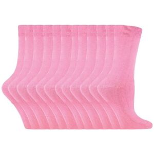 Sock Snob Women's 12 Pairs Plain Coloured Cotton Rich Dress Socks in Pale Pink Size: 4-8 Pale Pink 4-8 Sock Snob Women's 12 Pairs Plain Coloured Cotton Rich Dress Socks in Pale Pink Size: 4-8 Pale Pink 4-8