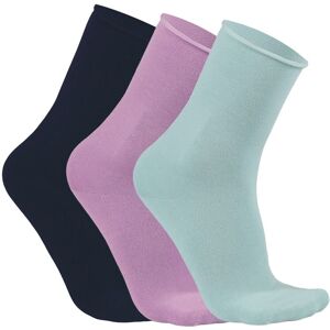 Alse Studio Women's 3Pair Modal Rich Super Soft Seamless No Elastic Ankle High Socks in Lavender Size: 4-7 Lavender 4-7 Alse Studio Women's 3Pair Modal Rich Super Soft Seamless No Elastic Ankle High Socks in Lavender Size: 4-7 Lavender 4-7