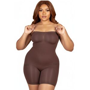 GWB Shapewear Women's Brown Sculpt Removable Straps Butt Lift Seamless Shapewear in Dark Brown Size: 18-20 Dark Brown 18-20 GWB Shapewear Women's Brown Sculpt Removable Straps Butt Lift Seamless Shapewear in Dark Brown Size: 18-20 Dark Brown 18-20