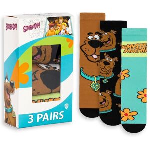 Scooby Doo Calf Socks Set of 3 (Adult Multicoloured) Size: 7-11 Multicolor 7-11 Scooby Doo Calf Socks Set of 3 (Adult Multicoloured) Size: 7-11 Multicolor 7-11