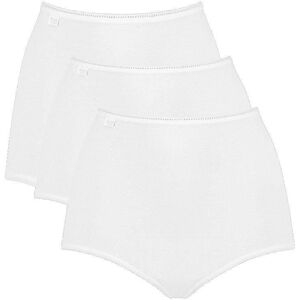 Sloggi Women's 24/7 Cotton Midi 3 Pack Briefs in White Size: 18 White 18 Sloggi Women's 24/7 Cotton Midi 3 Pack Briefs in White Size: 18 White 18