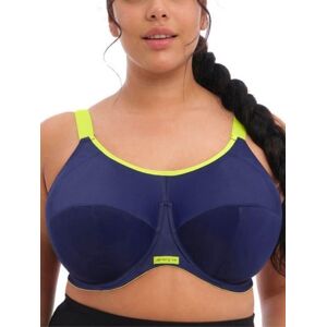 Elomi Women's Energise Full Cup Side Support Sports Bra in Blue Size: 36F Blue 36F Elomi Women's Energise Full Cup Side Support Sports Bra in Blue Size: 36F Blue 36F