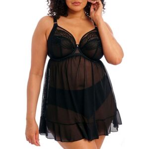 Elomi Women's Priya Underwired Babydoll in Black Size: 34HH Black 34HH Elomi Women's Priya Underwired Babydoll in Black Size: 34HH Black 34HH