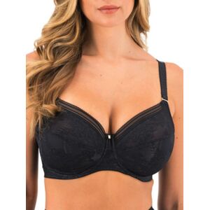 Fantasie Women's Fusion Lace Side Support Bra in Black Size: 30D Black 30D Fantasie Women's Fusion Lace Side Support Bra in Black Size: 30D Black 30D