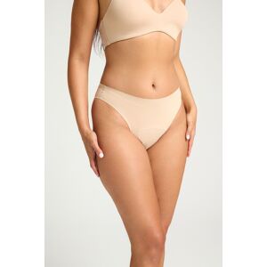 Modibodi Women's Period Pant Seamfree Hi-Leg Cheeky Moderate Cashew Knickers in Beige Size: 20 Beige 20 Modibodi Women's Period Pant Seamfree Hi-Leg Cheeky Moderate Cashew Knickers in Beige Size: 20 Beige 20
