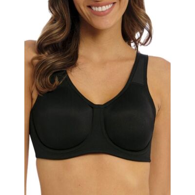 Wacoal Women's Simone Underwired Sports Bra in Black Size: 38E Black 38E Wacoal Women's Simone Underwired Sports Bra in Black Size: 38E Black 38E