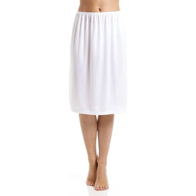 Camille Women's Classic 24" Cling Resistant Under Skirt Half Slip in White Size: 18 White 18 Camille Women's Classic 24" Cling Resistant Under Skirt Half Slip in White Size: 18 White 18