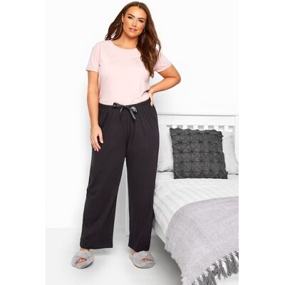 Yours Women's Essential Cotton Pyjama Bottoms in Black Size: 30-32 Black 30-32 Yours Women's Essential Cotton Pyjama Bottoms in Black Size: 30-32 Black 30-32