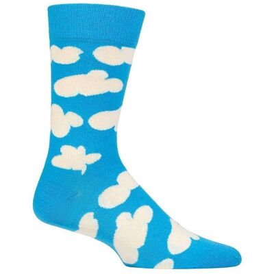 Happy Socks Women's 1 Pack & Cotton Light Blue Clouds Design Socks Size: 6-9 Light Blue 6-9 Happy Socks Women's 1 Pack & Cotton Light Blue Clouds Design Socks Size: 6-9 Light Blue 6-9