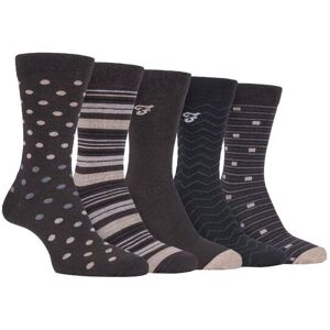 FARAH Men's 5 Pack Polka Dot Patterned Cotton Dress Socks in Brown Size: 6-11 Brown 6-11 FARAH Men's 5 Pack Polka Dot Patterned Cotton Dress Socks in Brown Size: 6-11 Brown 6-11