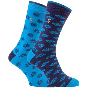 FARAH Men's 2 Pack Retro Cotton Rich Luxury Formal Dress Socks in Purple Size: 6-11 Purple 6-11 FARAH Men's 2 Pack Retro Cotton Rich Luxury Formal Dress Socks in Purple Size: 6-11 Purple 6-11