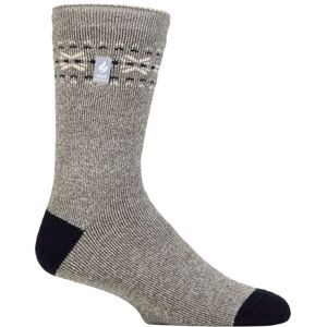 SOCKSHOP Heat Holders Men's 1 Pair 1.6 TOG Lite Striped, Patterned & Argyle Socks in Light Grey Size: 6-11 Light Grey 6-11 SOCKSHOP Heat Holders Men's 1 Pair 1.6 TOG Lite Striped, Patterned & Argyle Socks in Light Grey Size: 6-11 Light Grey 6-11