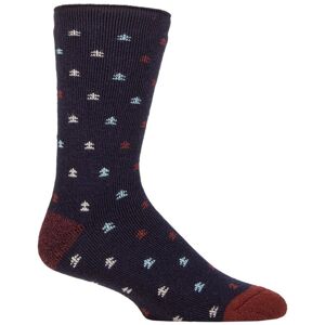 SOCKSHOP Heat Holders Men's 1 Pair 1.6 TOG Lite Striped, Patterned & Argyle Socks in Dark Blue Size: 6-11 Dark Blue 6-11 SOCKSHOP Heat Holders Men's 1 Pair 1.6 TOG Lite Striped, Patterned & Argyle Socks in Dark Blue Size: 6-11 Dark Blue 6-11