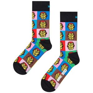 Happy Socks Men's Marvel Iron Man Novelty Socks Gift Idea in Black Size: 6-11 Black 6-11 Happy Socks Men's Marvel Iron Man Novelty Socks Gift Idea in Black Size: 6-11 Black 6-11
