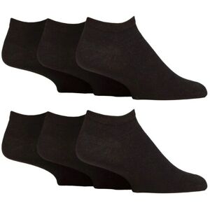 Iomi Men's 6 Pack Diabetic Trainer Socks Cushioned Foot Wide Ankle Socks in Black Size: 6-11 Black 6-11 Iomi Men's 6 Pack Diabetic Trainer Socks Cushioned Foot Wide Ankle Socks in Black Size: 6-11 Black 6-11