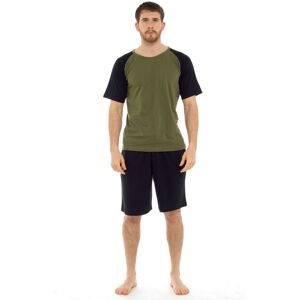 CityComfort Men's Pyjama Set Shorts in Khaki Size: Large Khaki L CityComfort Men's Pyjama Set Shorts in Khaki Size: Large Khaki L