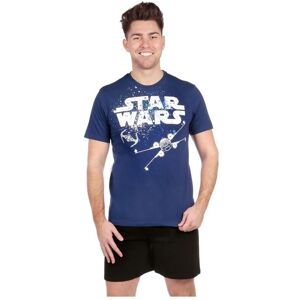 Star Wars Men's Logo Short Pyjamas in Blue Size: 2XL Blue 2XL Star Wars Men's Logo Short Pyjamas in Blue Size: 2XL Blue 2XL