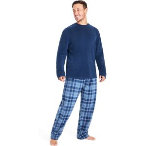 CityComfort Men's Microfleece Pyjama Set in Blue Size: 3XL Blue 3XL CityComfort Men's Microfleece Pyjama Set in Blue Size: 3XL Blue 3XL