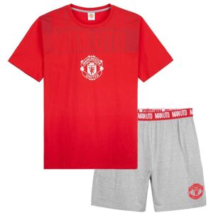 Manchester United FC Men's Short Pyjama Set Size: 2XL Multicolor 2XL Manchester United FC Men's Short Pyjama Set Size: 2XL Multicolor 2XL