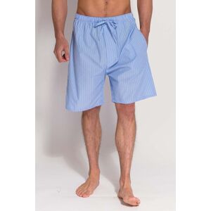 British Boxers Men's "Sky Blue & White" Stripe Crisp Cotton Sleep Shorts in Light Blue Size: XL Light Blue XL British Boxers Men's "Sky Blue & White" Stripe Crisp Cotton Sleep Shorts in Light Blue Size: XL Light Blue XL