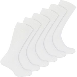 Sock Snob Men's 6 Pack Soft Bamboo Sport Socks for in White Size: 12-3 White 12-3 Sock Snob Men's 6 Pack Soft Bamboo Sport Socks for in White Size: 12-3 White 12-3
