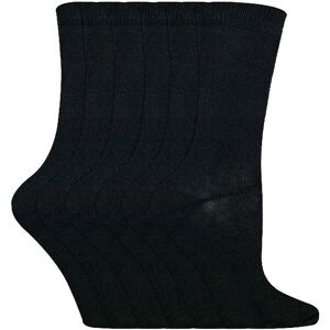 Sock Snob Men's 6 Pack Plain Solid Coloured Cotton Socks in Black Size: 9-12 Black 9-12 Sock Snob Men's 6 Pack Plain Solid Coloured Cotton Socks in Black Size: 9-12 Black 9-12