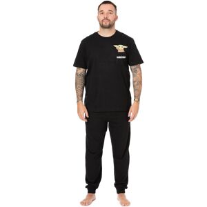 Star Wars Men's Grogu Adult Black Short Sleeve Pyjamas Set Size: Small Black S Star Wars Men's Grogu Adult Black Short Sleeve Pyjamas Set Size: Small Black S