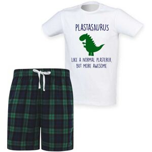 60 SECOND MAKEOVER Men's Plastasaurus Dinosaur Pyjama Set in Green Size: Large Green L 60 SECOND MAKEOVER Men's Plastasaurus Dinosaur Pyjama Set in Green Size: Large Green L