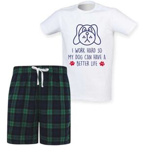 60 SECOND MAKEOVER Men's I Work Hard So My Dog Can Have A Better Life Pyjama Set in Green Size: 2XL Green 2XL 60 SECOND MAKEOVER Men's I Work Hard So My Dog Can Have A Better Life Pyjama Set in Green Size: 2XL Green 2XL