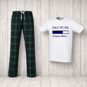 60 SECOND MAKEOVER Men's Dad To Be Loading Tartan Pyjama Set in Green Size: 2XL Green 2XL 60 SECOND MAKEOVER Men's Dad To Be Loading Tartan Pyjama Set in Green Size: 2XL Green 2XL